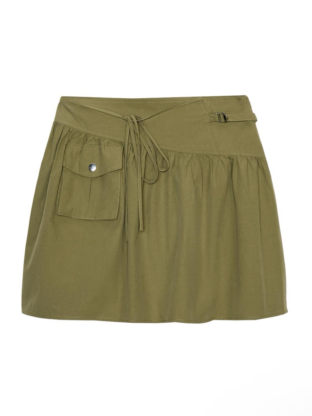 ZARA SHORT SKIRT WITH VOLUME AND BELT LOOP